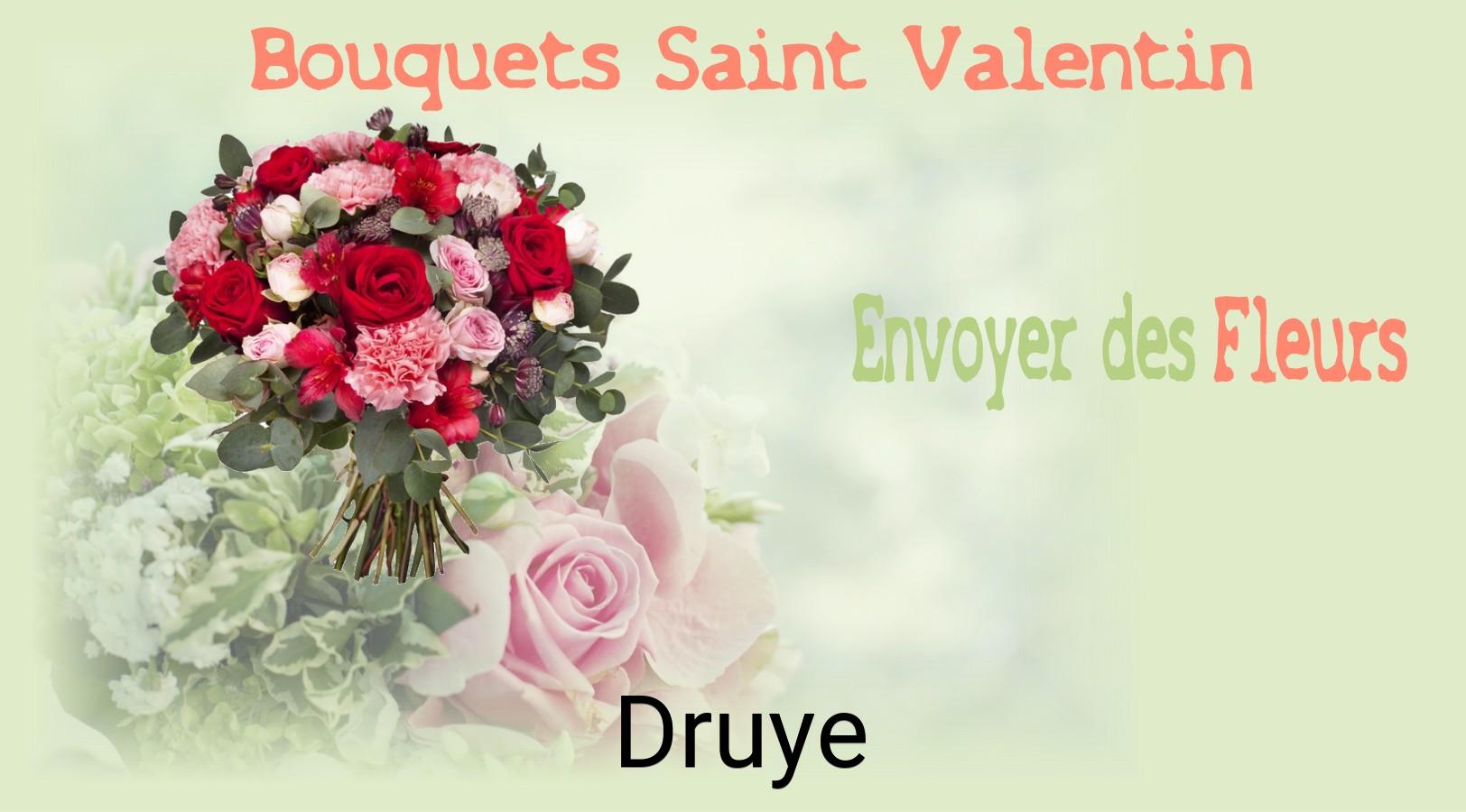 Roses de Saint-Valentin livrées à Druye